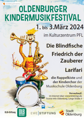 Plakat des Kindermusikfestivals 2024. Foto: Rolf Weinert