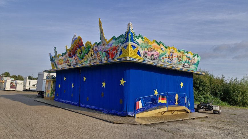 Der Aufbau der Schleife Euro Car am 17. September 2024. Foto: Stadt Oldenburg