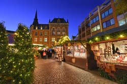 Lamberti-Markt vor dem Alten Rathaus. Foto: Hanz-Jürgen Zietz