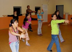 Mitglieder des Kindertheaters „Paepp“ beim Proben, Foto: Stadt Oldenburg