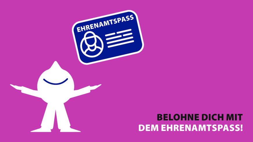 Belohne dich mit dem Ehrenamtspass! Grafik: Gerlinde Domininghaus