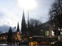 Lamberti-Markt aus der Ferne. Foto: Werner Fuhltrott