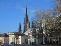 Lambertikirche und Schlosswache. Foto: Werner Fuhltrott