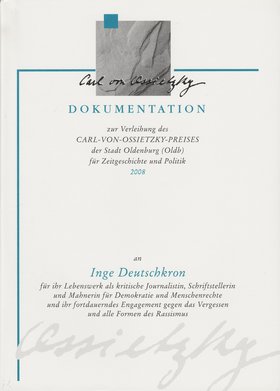 Cover der Dokumentation 2008. © Stadt Oldenburg