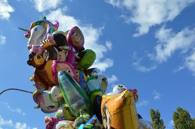 Luftballontraube. Foto: Stadt Oldenburg