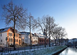 Spätwinterlicher Morgen in der Oldenburger Innenstadt. Foto: Hans-Jürgen Zietz 