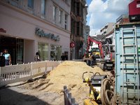 Achternstraße ab Staustraße. Foto: Rolf Scharfenberg