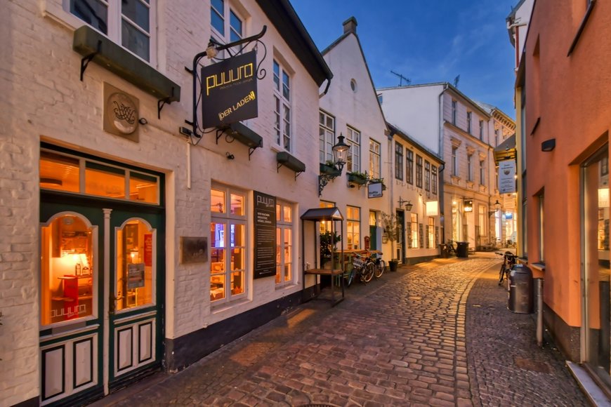 Hans-Jürgen Zietz Blick in die Bergstraße in den frühen Abendstunden. Foto: Hans-Jürgen Zietz