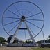 Vorschau: Der Aufbau vom Riesenrad am 6. September 2024: Das Rad ist rund. Foto: Stadt Oldenburg