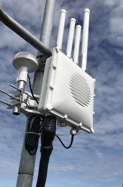 Ansicht eines LoRa Gateway. Bild: Stadt Oldenburg Ansicht eines LoRa Gateway. Bild: Stadt Oldenburg