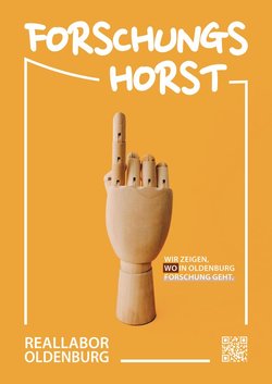 Plakat Forschungshorst. Grafik: Stadt Oldenburg Plakat Forschungshorst. Grafik: Stadt Oldenburg