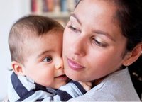 Woman with baby. Picture: DAK / Wigger