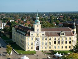 Oldenburger Schloss von oben. Foto: Mittwollen und Gradetchliev