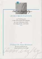 Cover der Dokumentation 1998. © Stadt Oldenburg