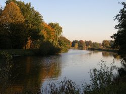 Herbstimpression Mittlere Hunte. Foto: Angela Brokmeier