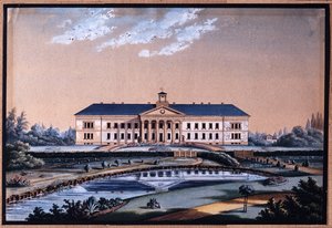 Theodor Presuhn (1810 bis 1877), Peter Friedrich Ludwig Hospital, um 1840. Grafische Sammlungen Stadtmuseum Oldenburg Theodor Presuhn (1810 bis 1877), Peter Friedrich Ludwig Hospital, um 1840. Grafische Sammlungen Stadtmuseum Oldenburg