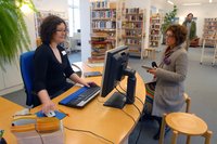 At the Oldenburg Library. Picture: Peter Kreier