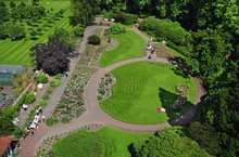 Der Oldenburger Schlossgarten aus der Vogelperspektive. Foto: Hans-Jürgen Zietz.