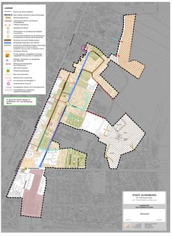 Städtebauliche Missstände Kreyenbrück-Nord. Plan: Stadt Oldenburg