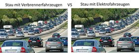 Egal ob mit oder ohne E-Antrieb: Die Menge an Verkehr ist zu hoch. Foto: Th. Reinhardt/Pixelio