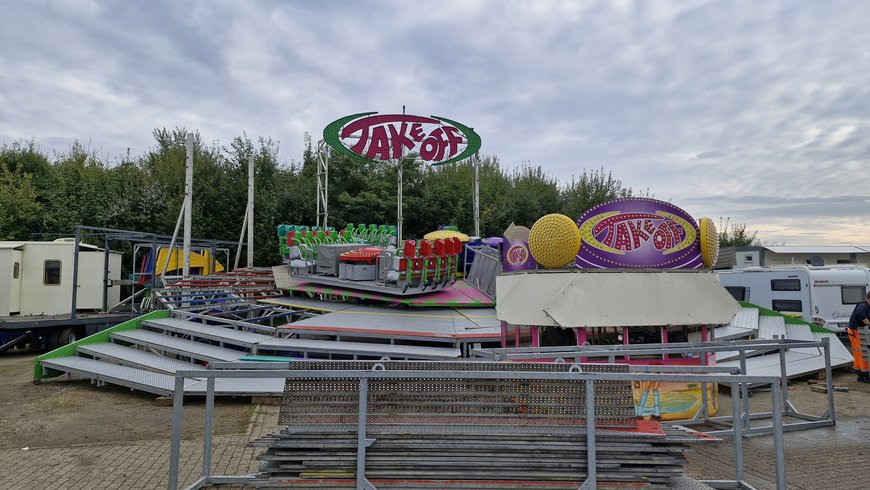 Der Aufbau vom Take Off am 25. September 2024. Foto: Stadt Oldenburg