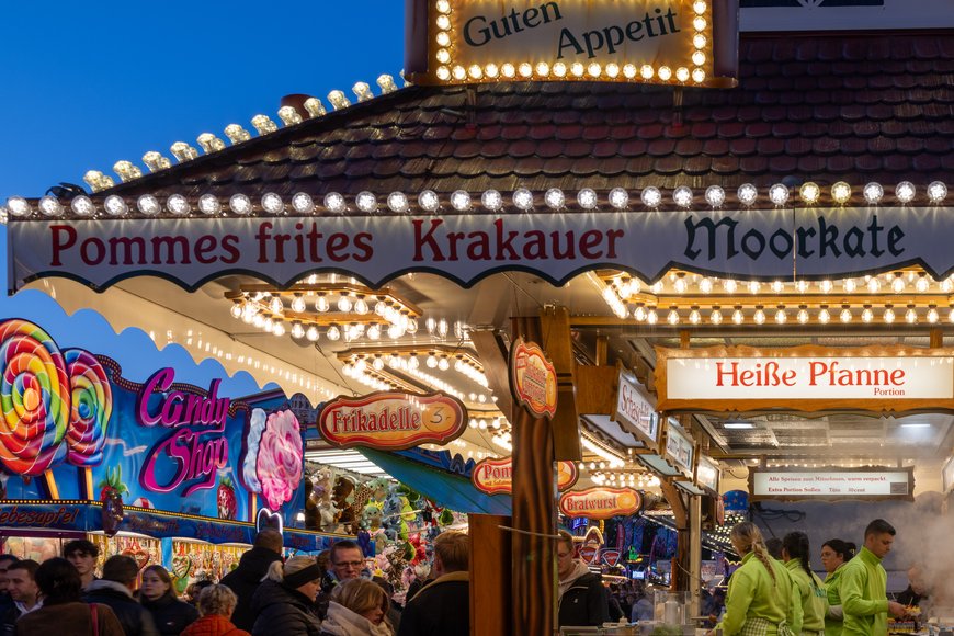 Sascha Stüber Inbiss und Süßwaren auf dem Kramermarkt 2024. Foto: Sascha Stüber