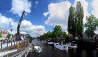 Wohnen am Hafen. Foto: Hans-Jürgen Zietz