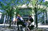 Students on bikes in front of university. Picture: CvO University Oldenburg