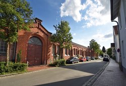 Die Exerzierhalle von der Johannisstraße aus gesehen. Foto: Hans-Jürgen Zietz