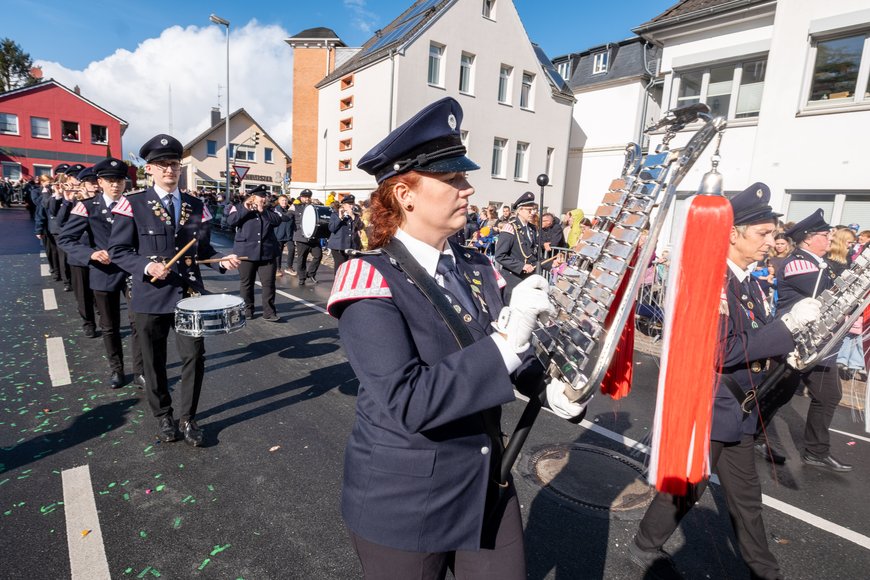 Spielmannszug beim Festumzug. Foto: Sascha Stüber