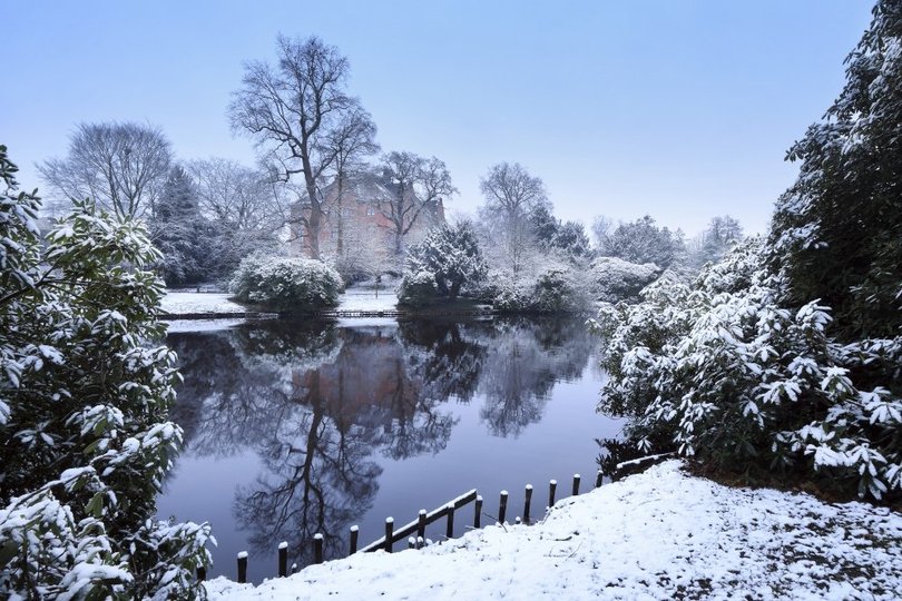 Winterstimmung im Schlossgarten. Foto: Hans-Jürgen Zietz