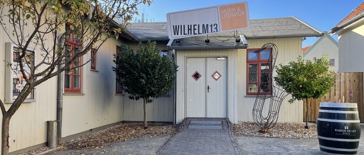 Eingang des Musik- und Literaturhauses Wilhelm13. Foto: Literaturhaus Oldenburg