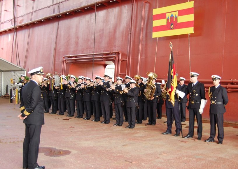 Marine Musikkorps und Matrosen. Foto: Stadt Oldenburg