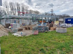 Errichtung eines Betriebsgebäudes am Steinkamp. Foto: Stadt Oldenburg