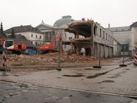 Burgstraße, Abriss. Foto: Rolf Scharfenberg