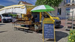 Foto des Marktstandes der Firma Eytjehof. Foto: Stadt Oldenburg