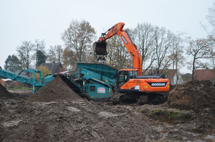 Kampfmittelsondierung auf dem Fliegerhorst. Foto: Stadt Oldenburg