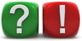 Würfel mit Ausrufezeichen und Fragezeichen. Foto: Tony Hegewald/Pixelio.de Würfel mit Ausrufezeichen und Fragezeichen. Foto: Tony Hegewald/Pixelio.de