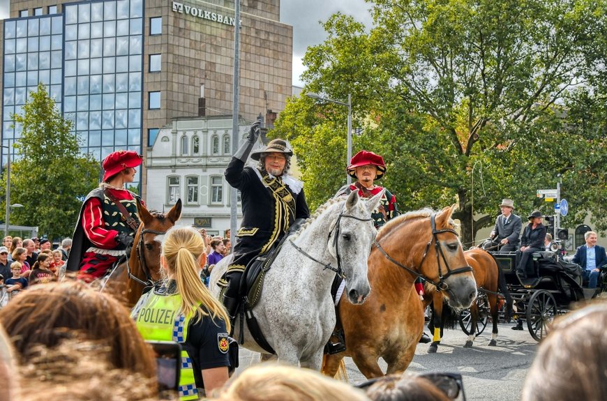 Hans-Jürgen Zietz Umzug zum Oldenburger Kramermarkt 2023. Foto: Hans-Jürgen Zietz