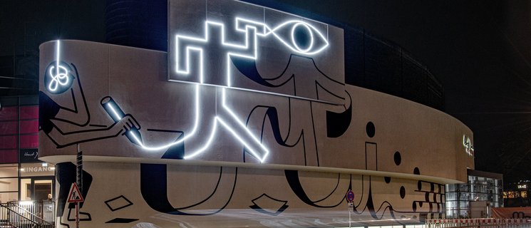 Das Horst-Janssen-Museum bei Nacht. Foto: Andrey Gradetchliev Das Horst-Janssen-Museum bei Nacht. Foto: Andrey Gradetchliev