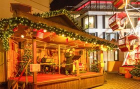 Die Lamberti-Markt-Bühne auf dem Schloßplatz. Foto: Sascha Stüber