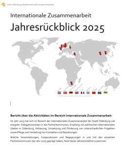 Screenshot des Deckblatts des Jahresrückblicks 2025. Foto: Stadt Oldenburg Screenshot des Deckblatts des Jahresrückblicks 2025. Foto: Stadt Oldenburg