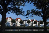 Die Uferstraße an der Stadtstrecke von Hunte und Küstenkanal. Foto: Hans-Jürgen Zietz