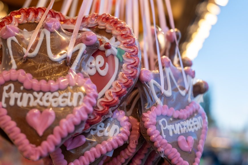 Sascha Stüber Lebkuchenherzen auf dem Kramermarkt 2024. Foto: Sascha Stüber
