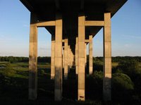 Huntebrücke. Foto: Marcel Hucklenbroich