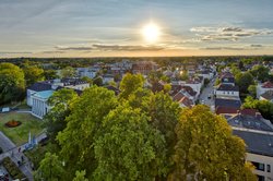 Ausblick vom Turm der Peter-Kirche in Oldenburg. Foto: Hans-Jürgen Zietz