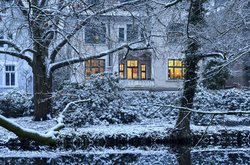 Winter im Schlossgarten von Oldenburg. Foto: Hans-Jürgen Zietz