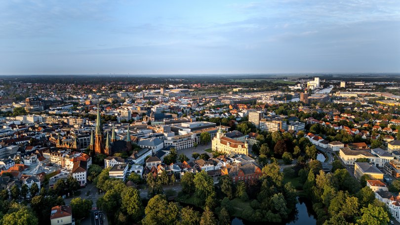 Blick über die Oldenburger Innenstadt. Foto: OTM/Izabela Mittwollen Blick über die Oldenburger Innenstadt. Foto: OTM/Izabela Mittwollen