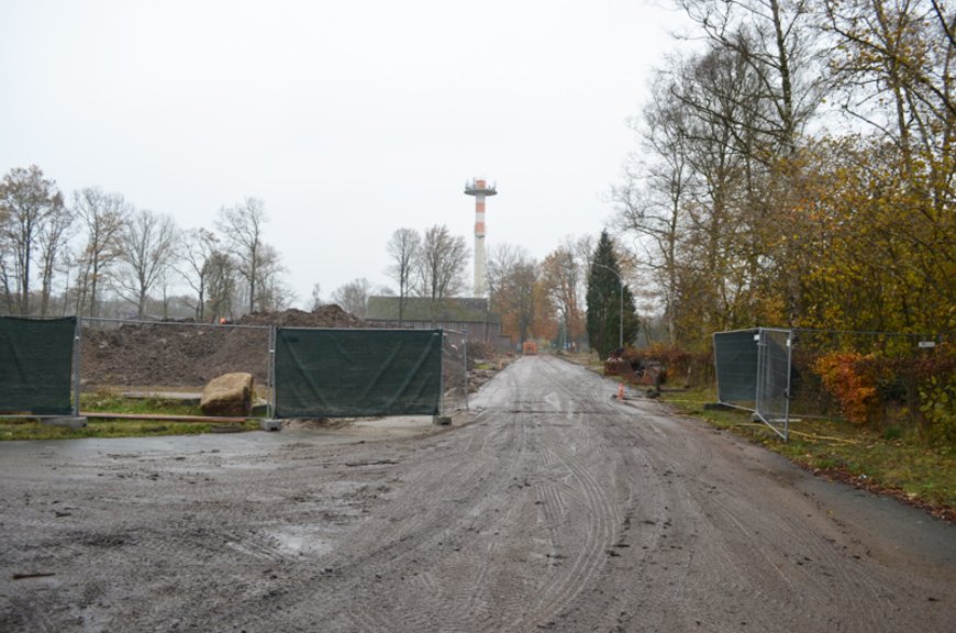 Blick auf die Baustellenzufahrt. Foto: Stadt Oldenburg