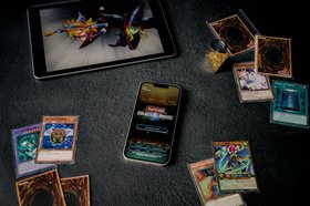 Yu-Gi-Oh auf einem Tisch